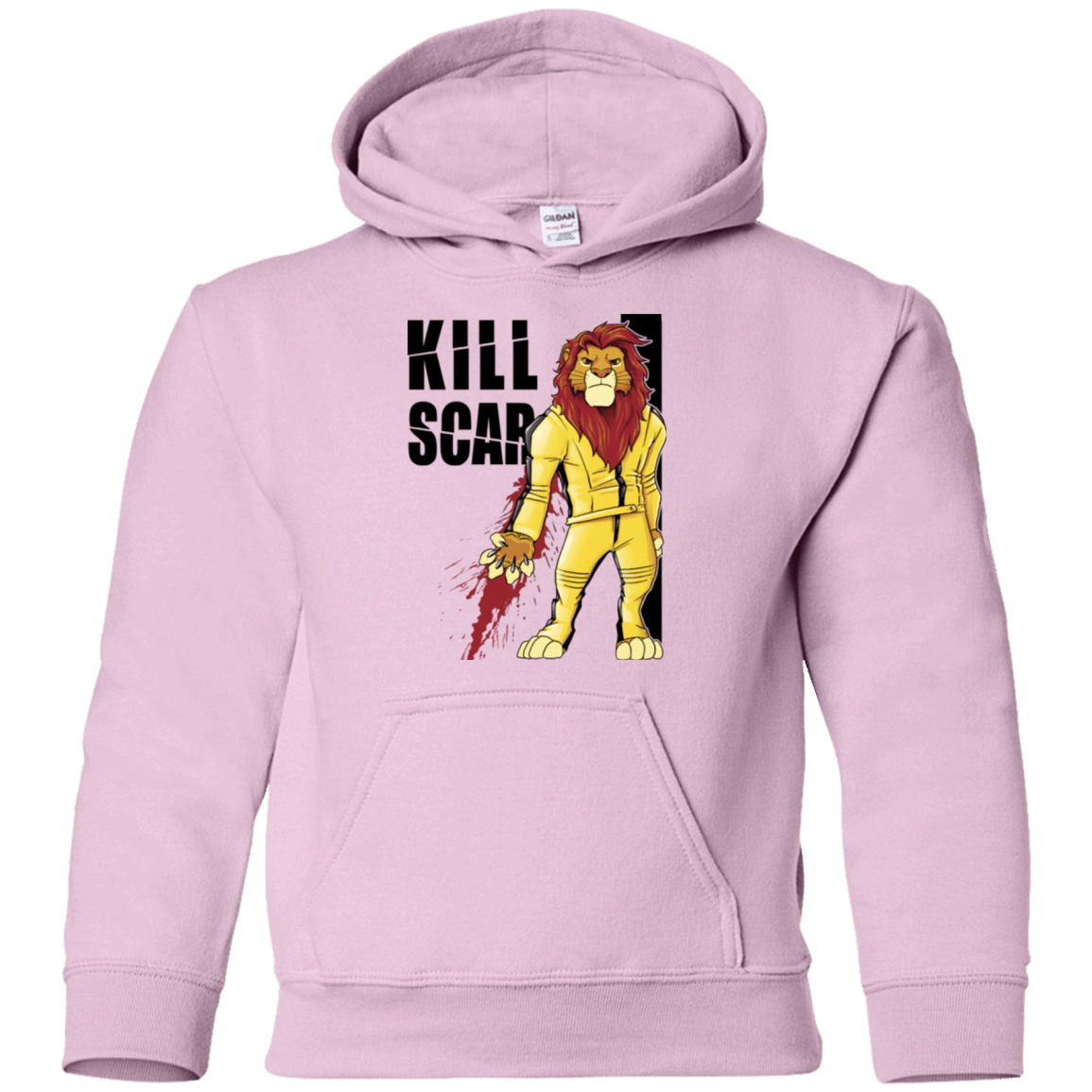 Sweatshirts Light Pink / YS Kill Scar Youth Hoodie
