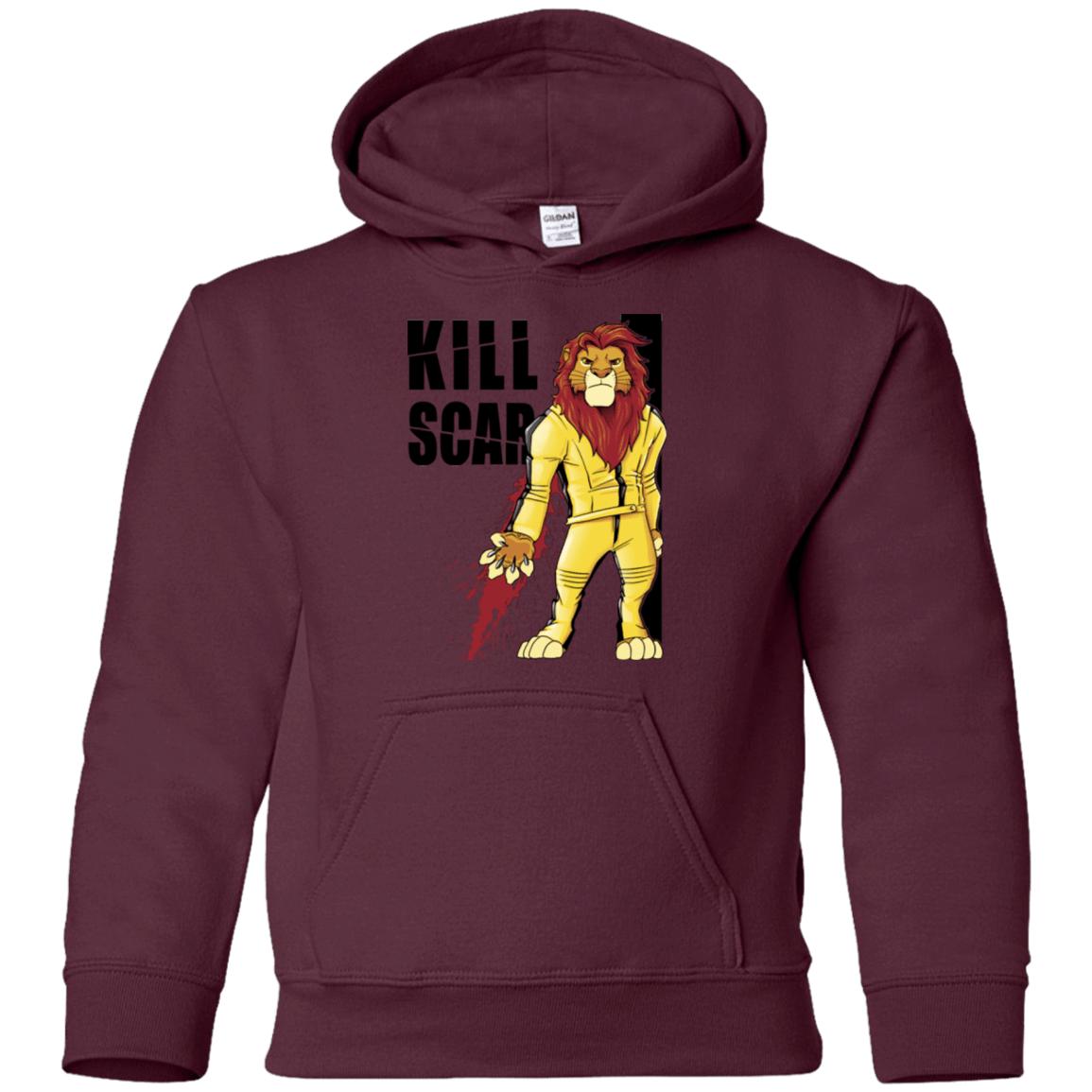 Sweatshirts Maroon / YS Kill Scar Youth Hoodie