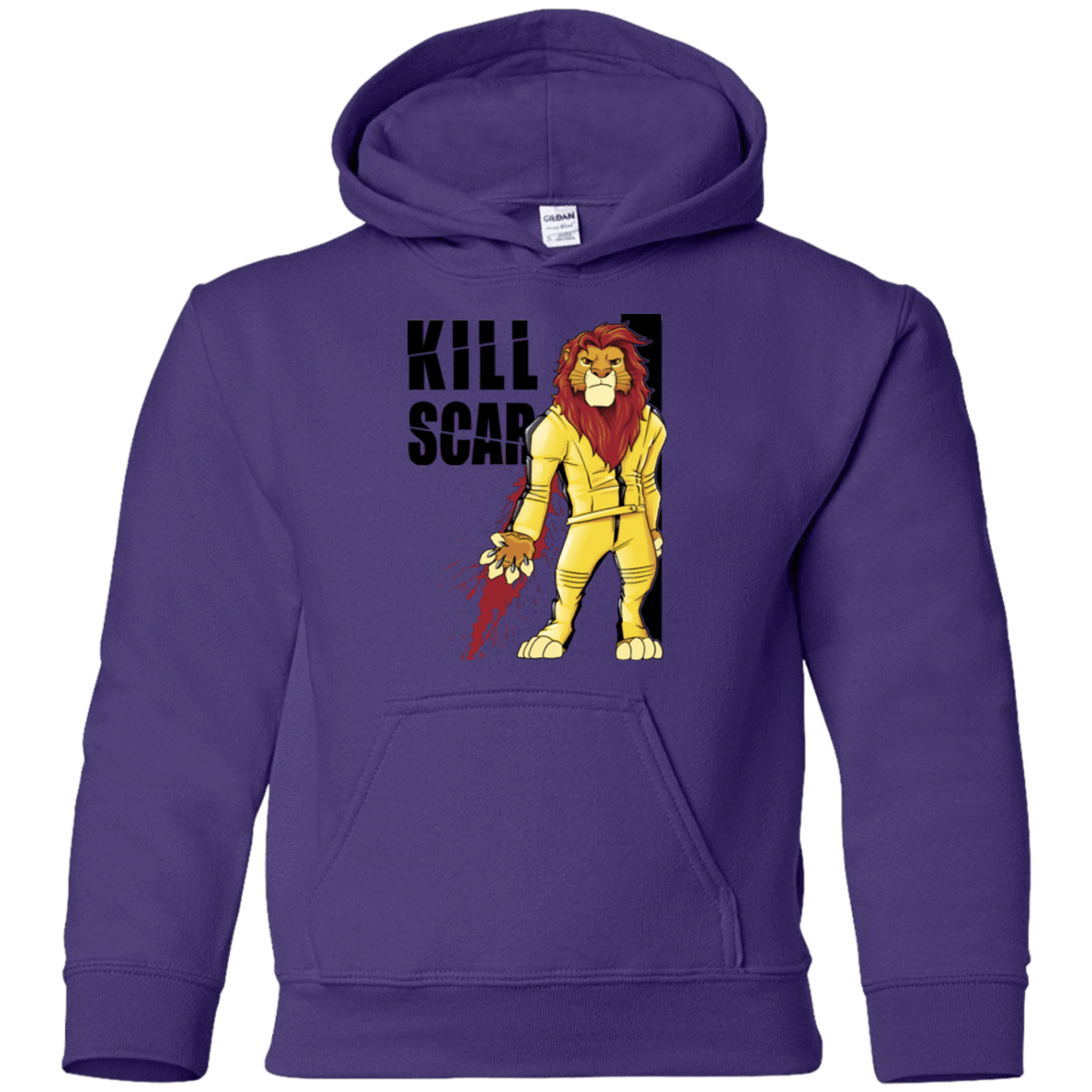 Sweatshirts Purple / YS Kill Scar Youth Hoodie