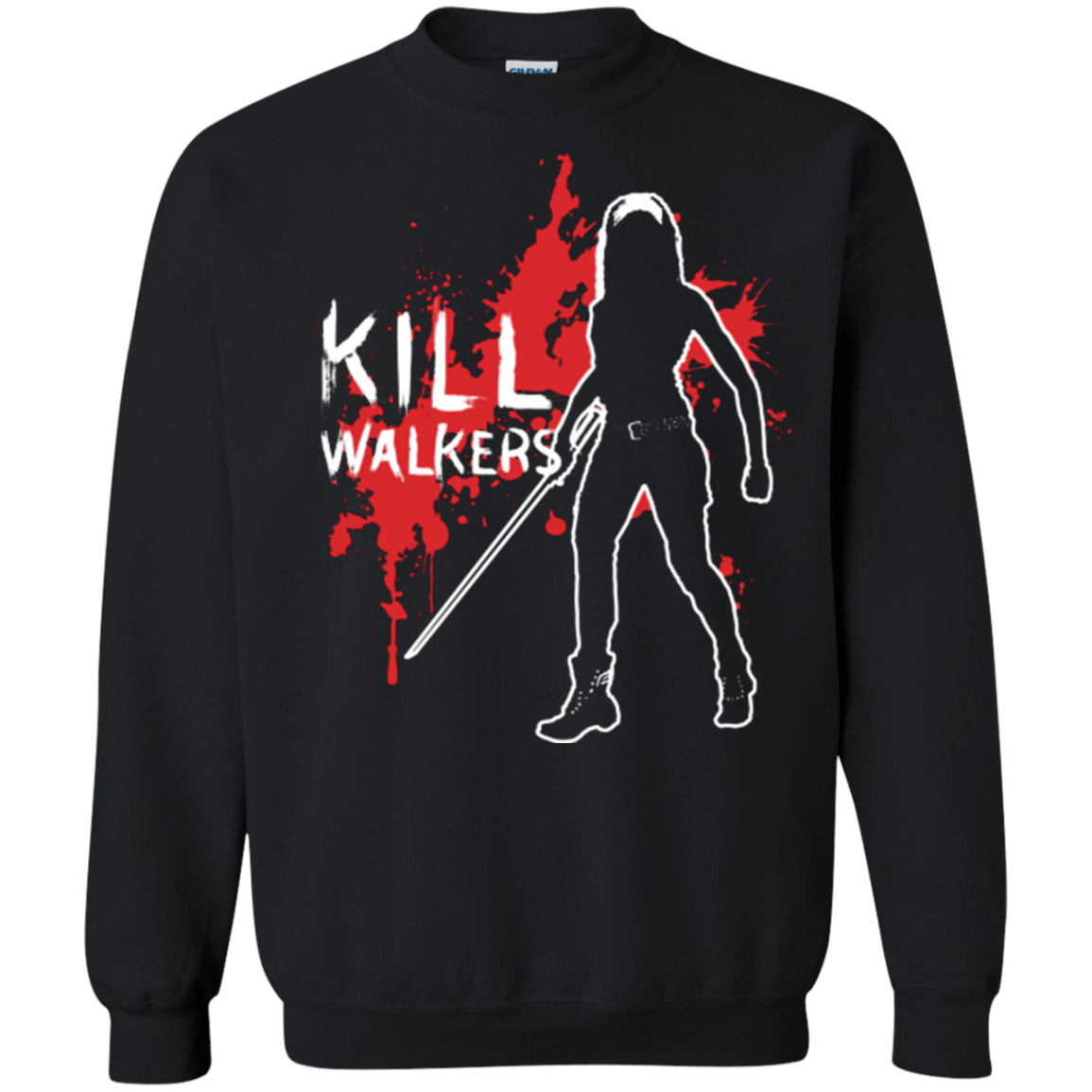 Sweatshirts Black / Small Kill Walkers (sword) Crewneck Sweatshirt