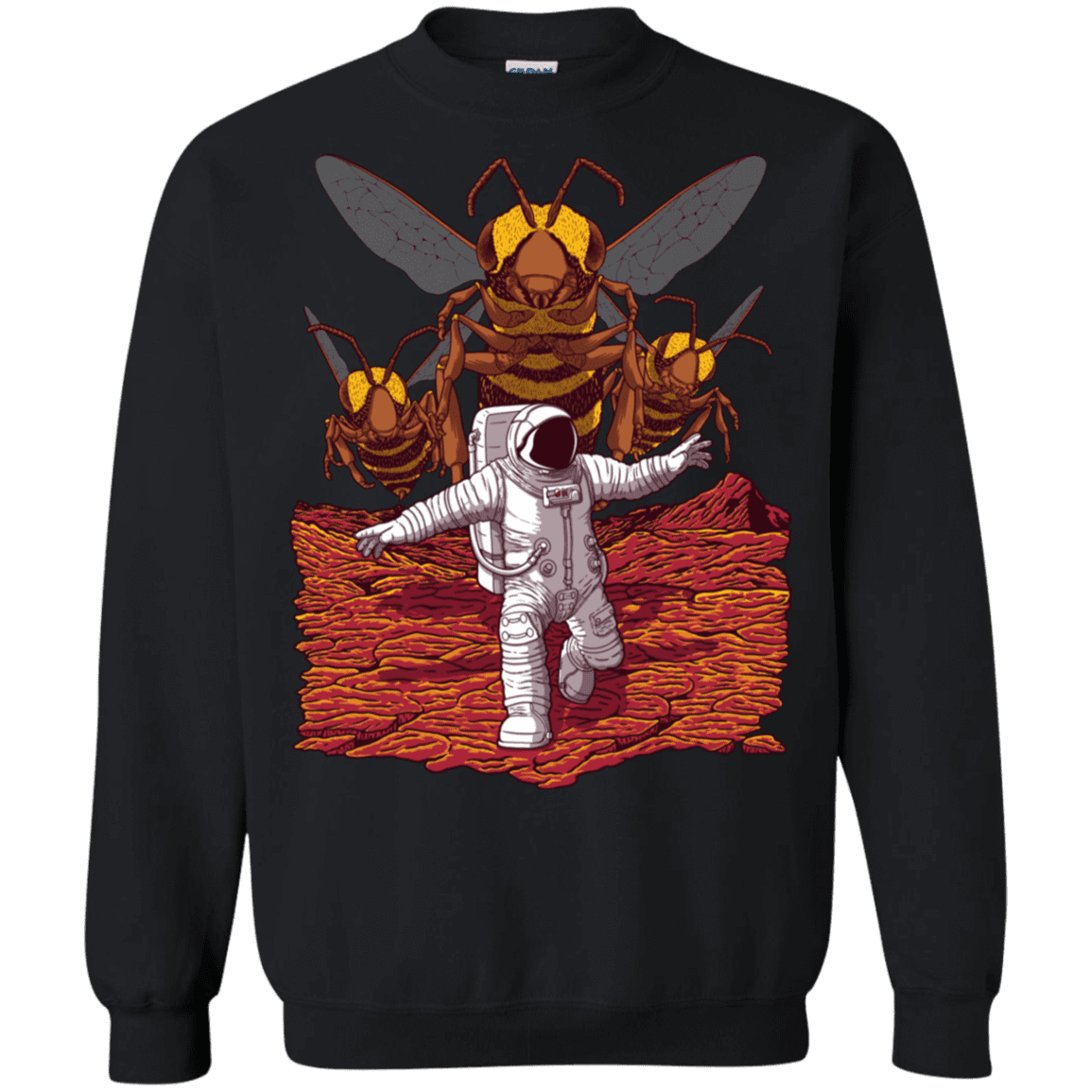Sweatshirts Black / S Killer Bees on Mars Crewneck Sweatshirt
