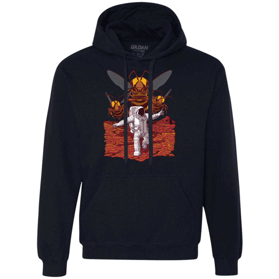 Sweatshirts Navy / S Killer Bees on Mars Premium Fleece Hoodie