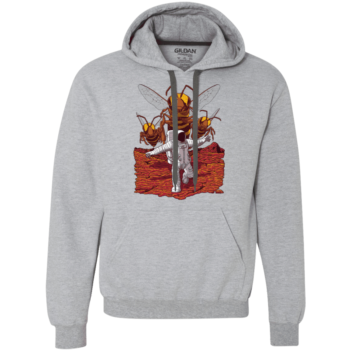 Sweatshirts Sport Grey / S Killer Bees on Mars Premium Fleece Hoodie