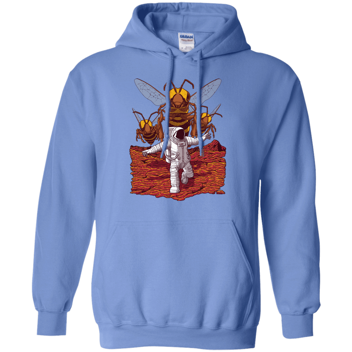 Sweatshirts Carolina Blue / S Killer Bees on Mars Pullover Hoodie