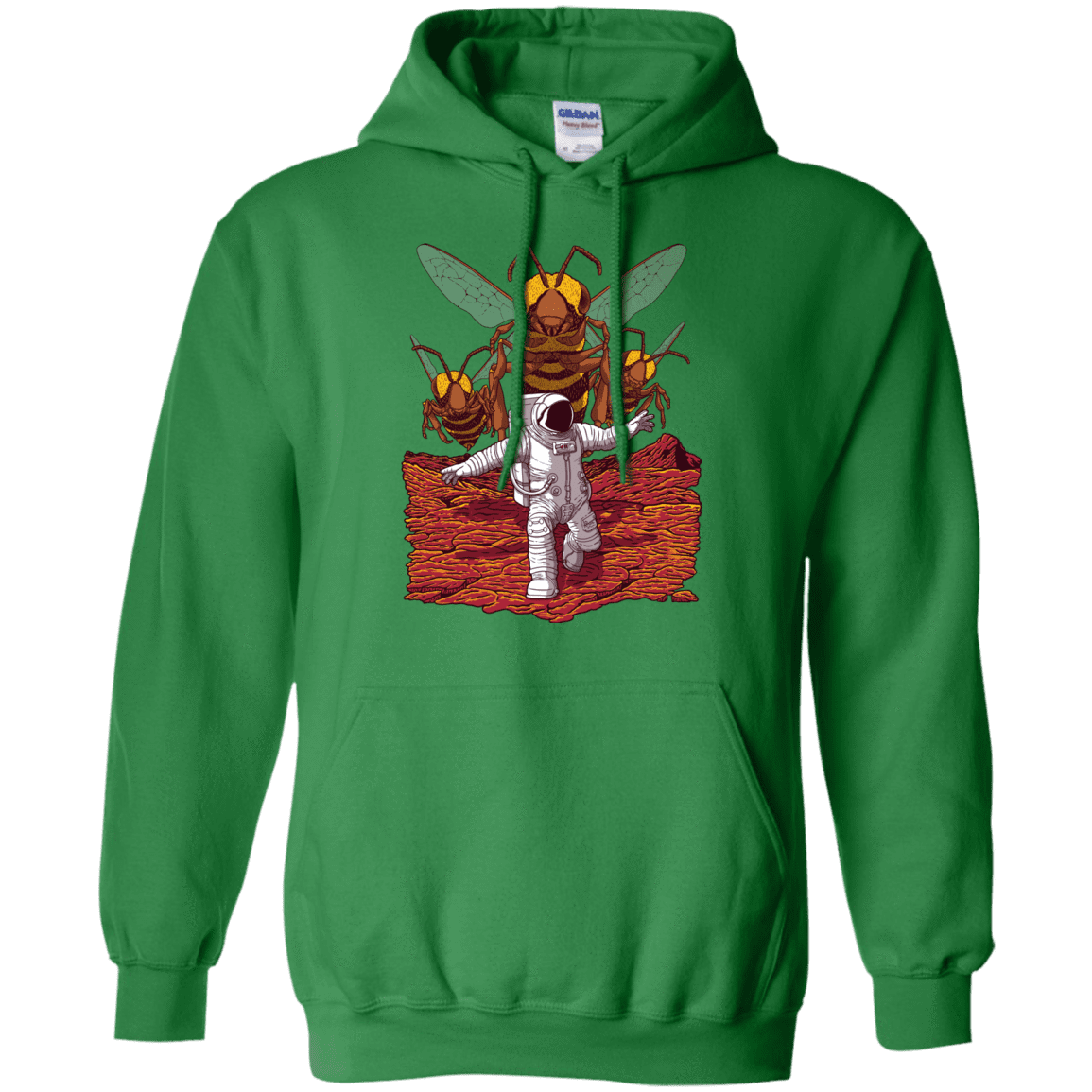Sweatshirts Irish Green / S Killer Bees on Mars Pullover Hoodie