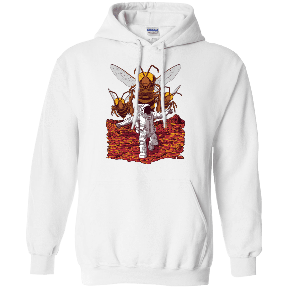 Sweatshirts White / S Killer Bees on Mars Pullover Hoodie