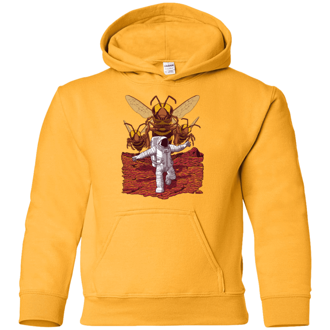Sweatshirts Gold / YS Killer Bees on Mars Youth Hoodie
