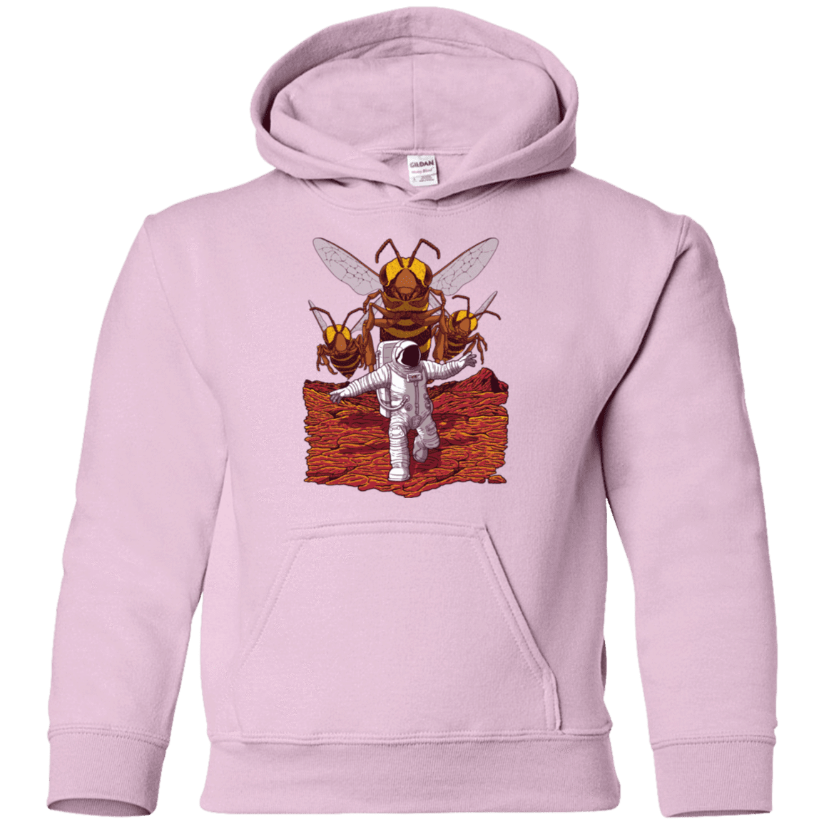 Sweatshirts Light Pink / YS Killer Bees on Mars Youth Hoodie