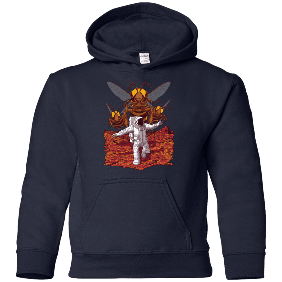 Sweatshirts Navy / YS Killer Bees on Mars Youth Hoodie