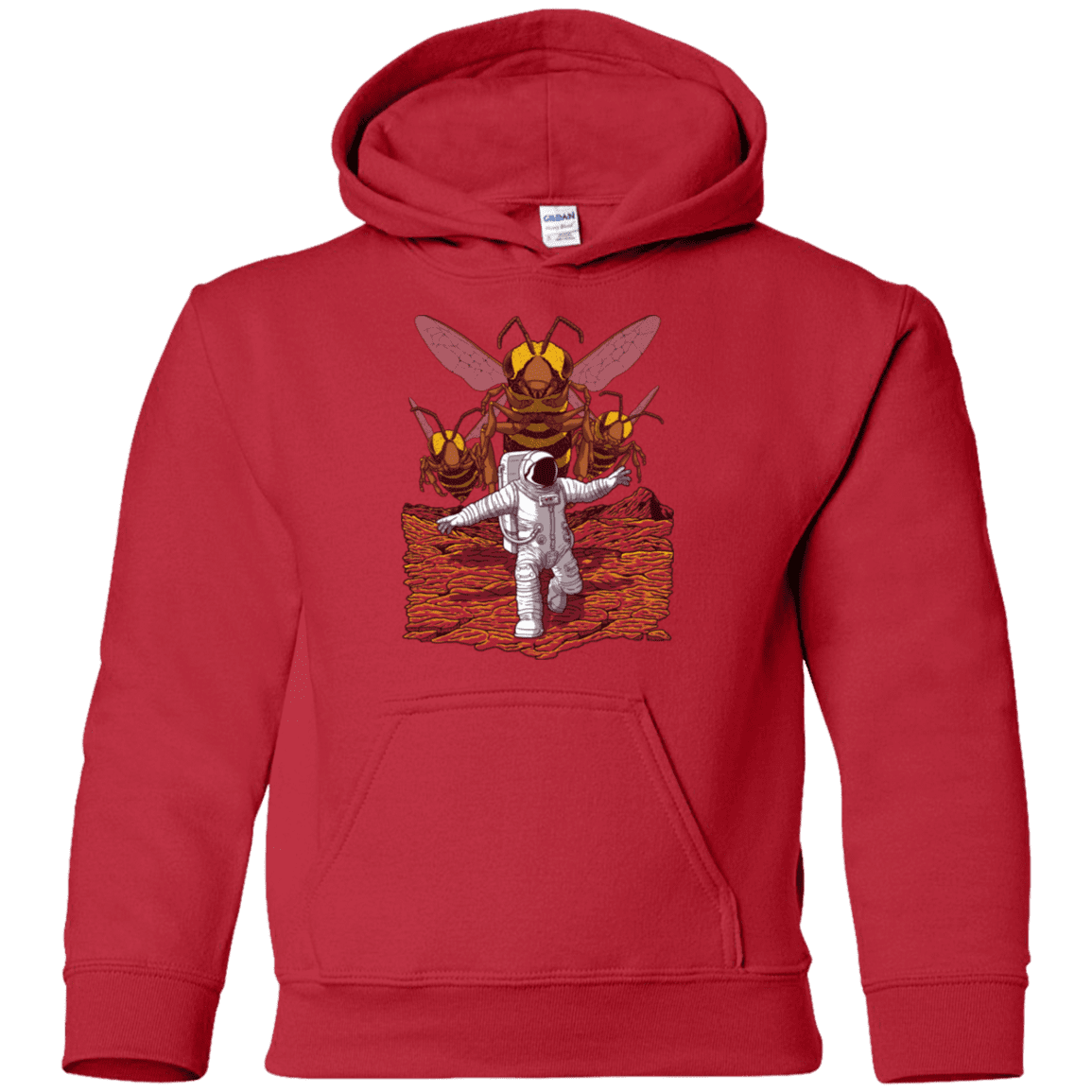 Sweatshirts Red / YS Killer Bees on Mars Youth Hoodie