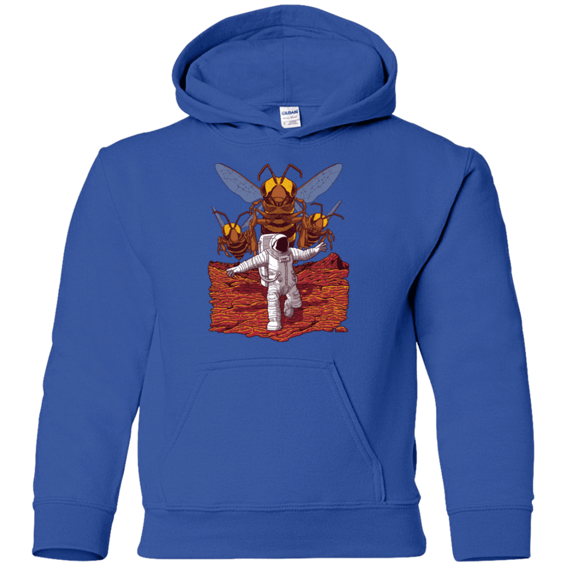 Sweatshirts Royal / YS Killer Bees on Mars Youth Hoodie