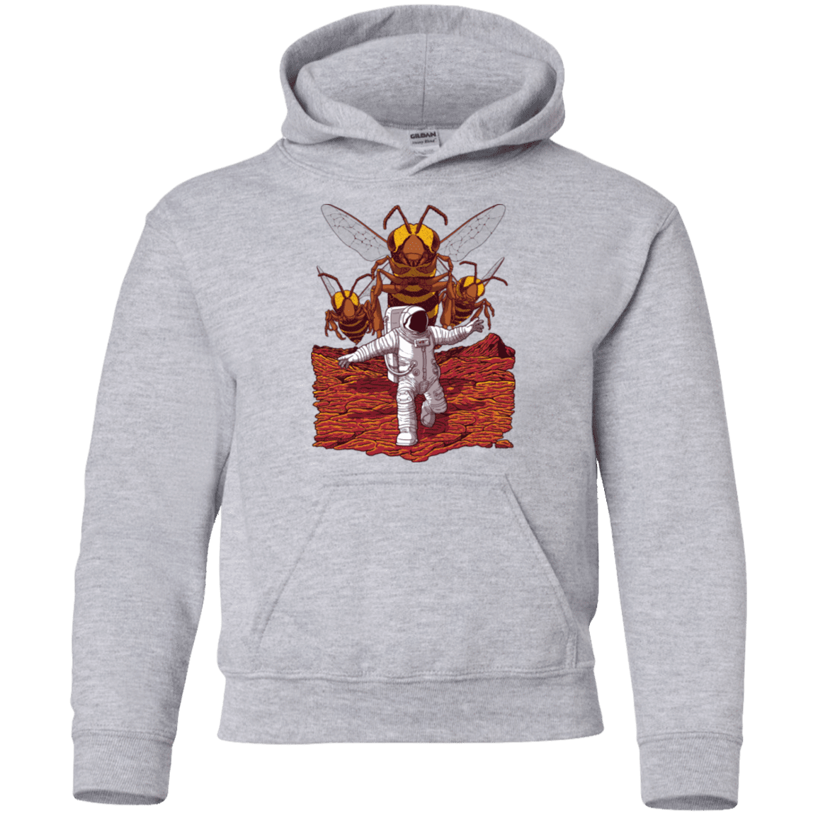 Sweatshirts Sport Grey / YS Killer Bees on Mars Youth Hoodie