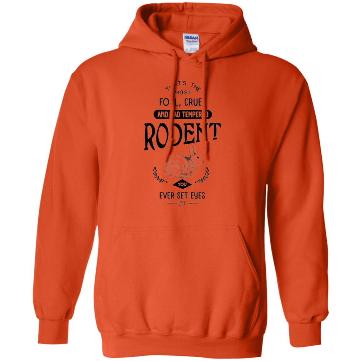 Sweatshirts Orange / Small Killer Bunny Pullover Hoodie