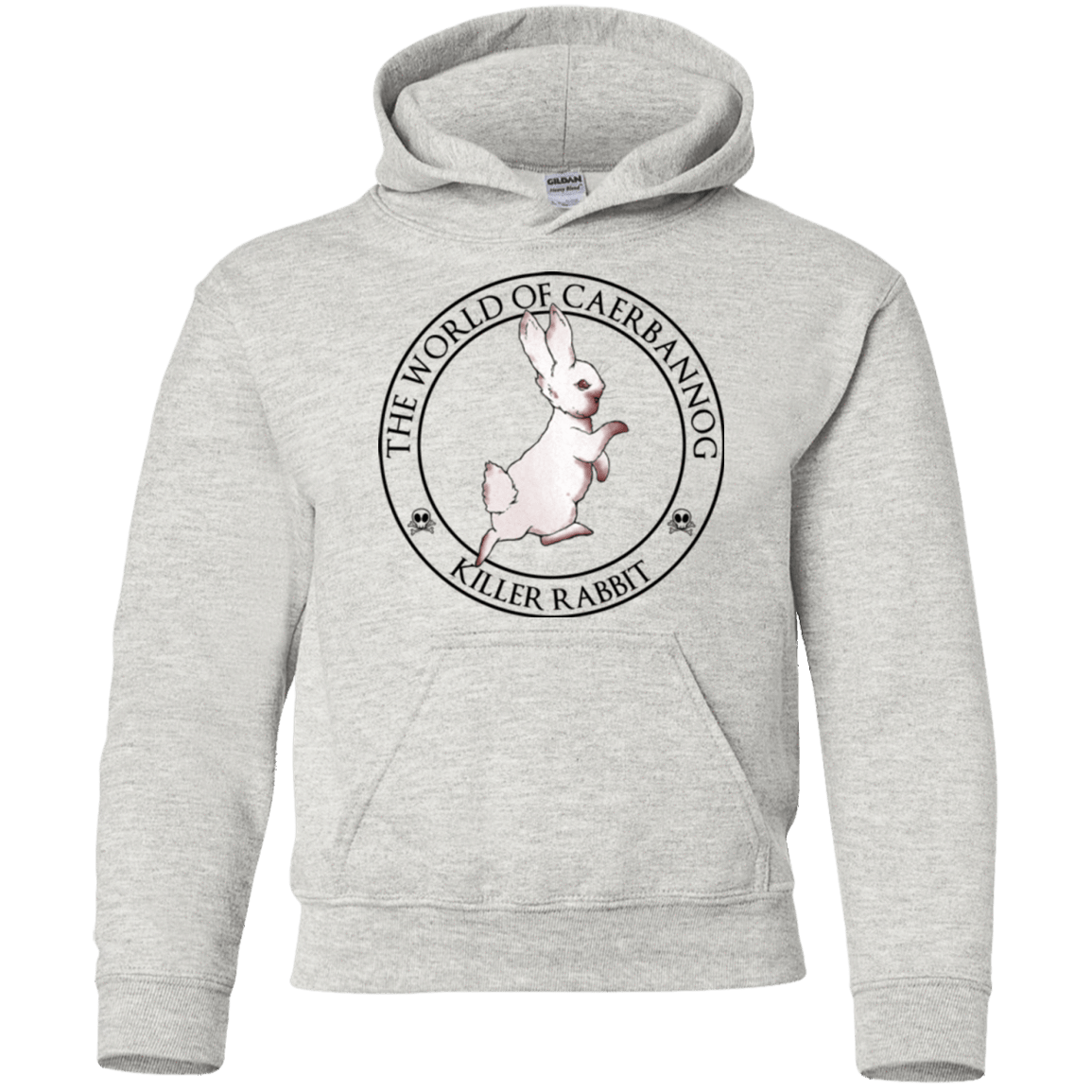 Sweatshirts Ash / YS Killer Bunny Youth Hoodie