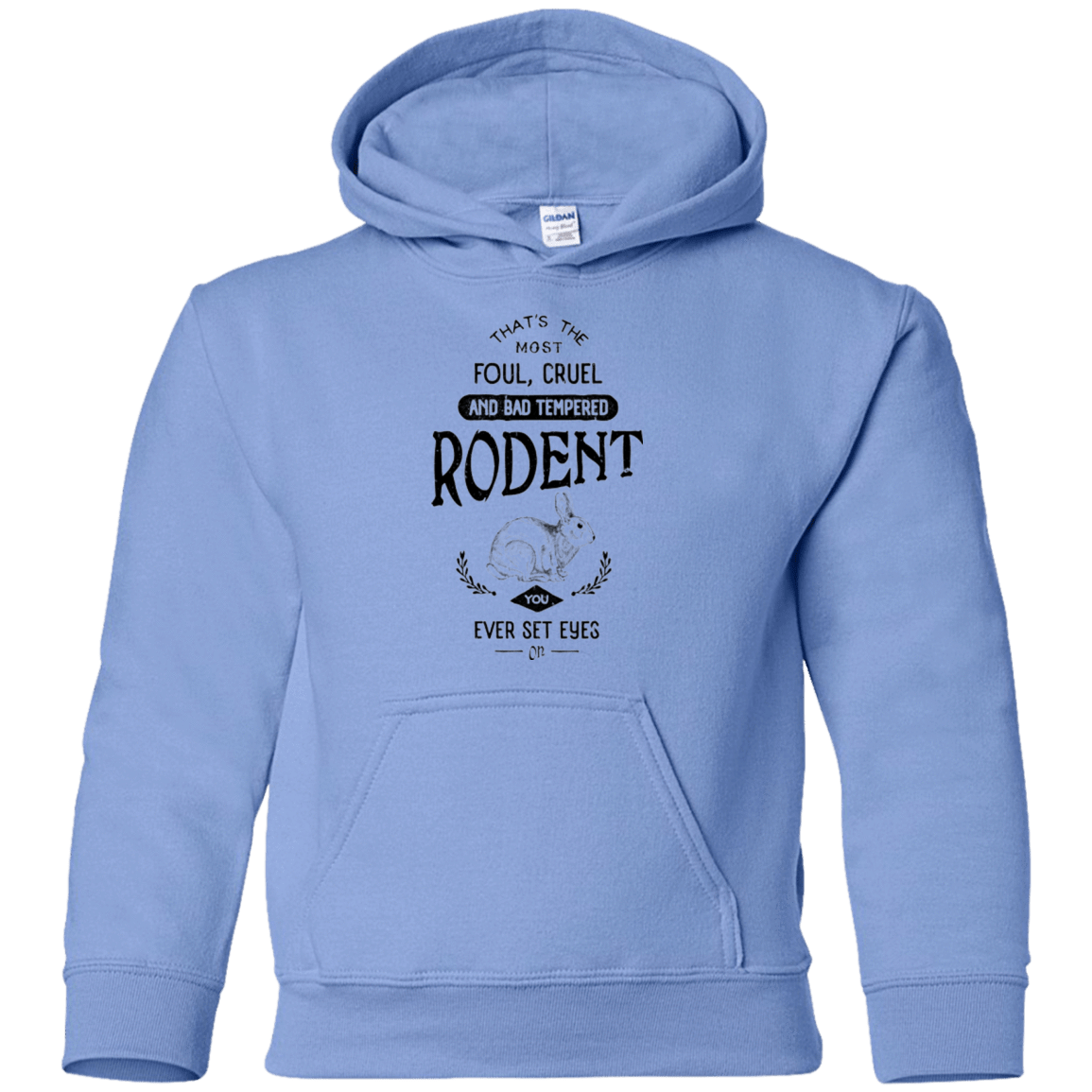 Sweatshirts Carolina Blue / YS Killer Bunny Youth Hoodie