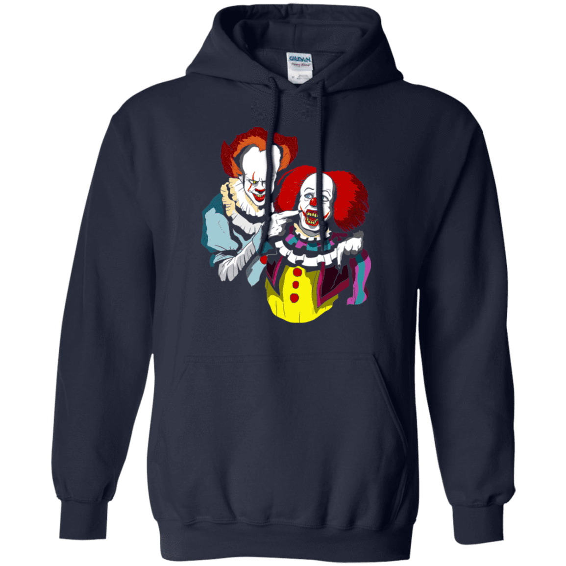 Sweatshirts Navy / S Killing Clown Pullover Hoodie