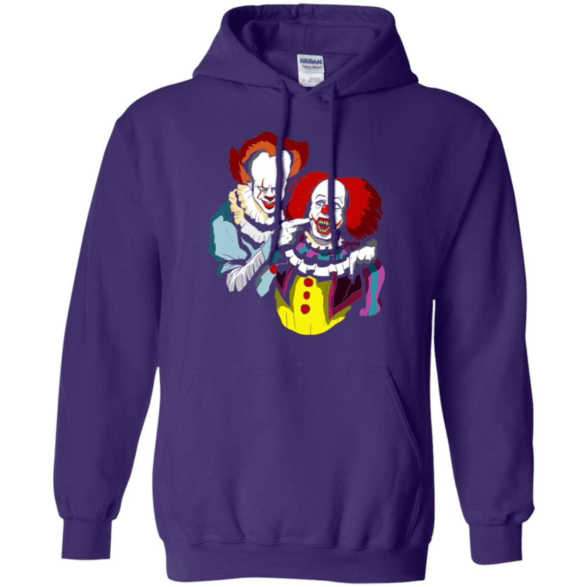 Sweatshirts Purple / S Killing Clown Pullover Hoodie