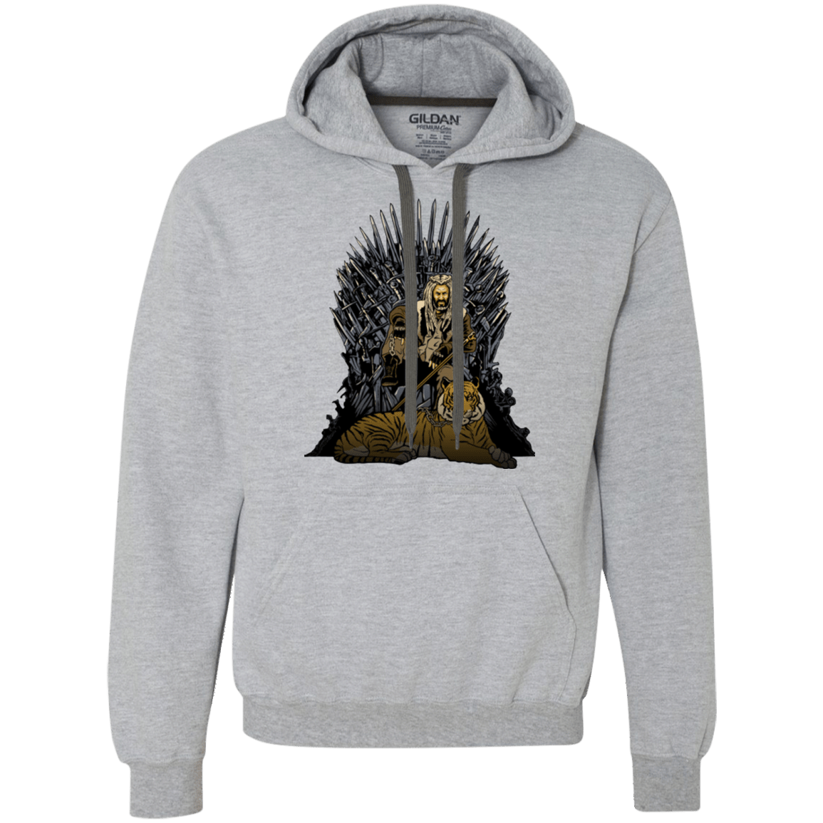 Sweatshirts Sport Grey / Small King and Tiger Premium Fleece Hoodie