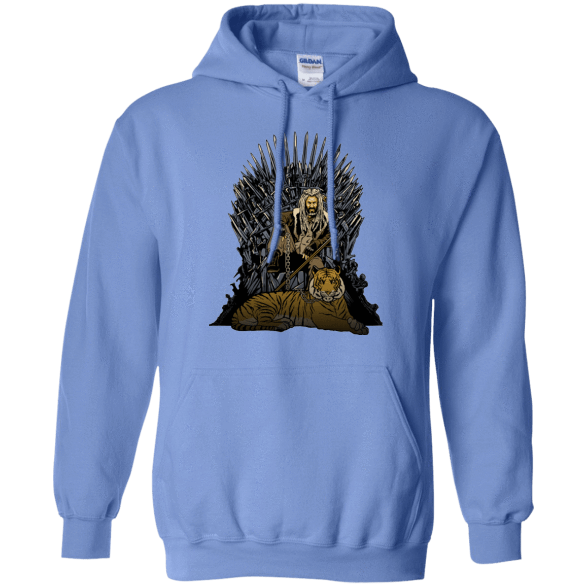 Sweatshirts Carolina Blue / Small King and Tiger Pullover Hoodie