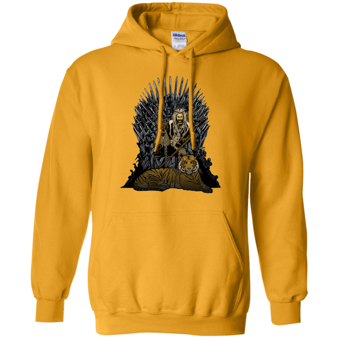 Sweatshirts Gold / Small King and Tiger Pullover Hoodie
