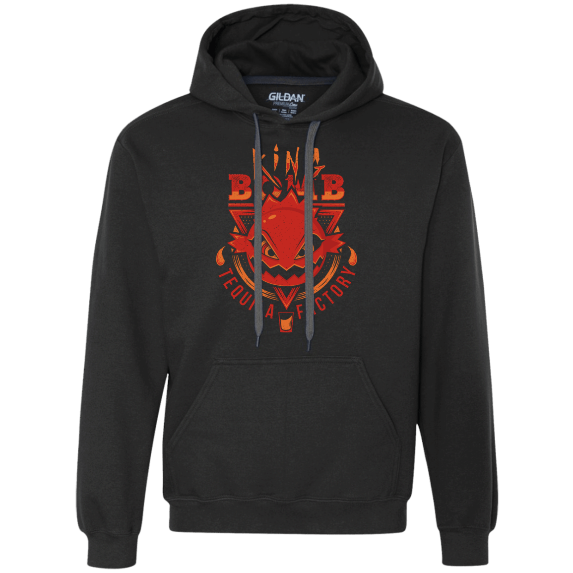 Sweatshirts Black / S King Bomb Tequila Premium Fleece Hoodie