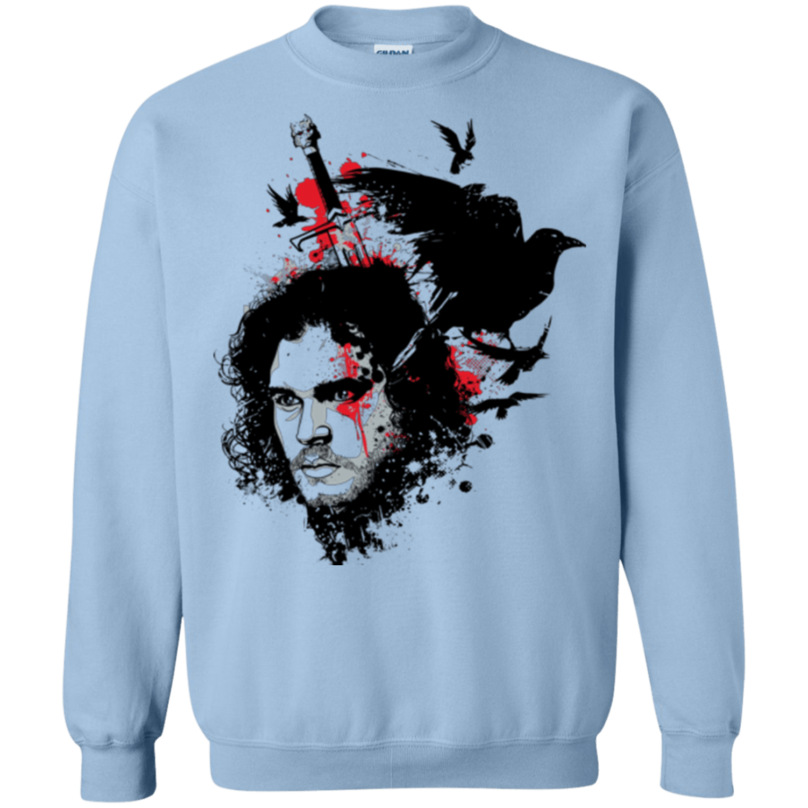 Sweatshirts Light Blue / Small KING IN THE NORTH Crewneck Sweatshirt
