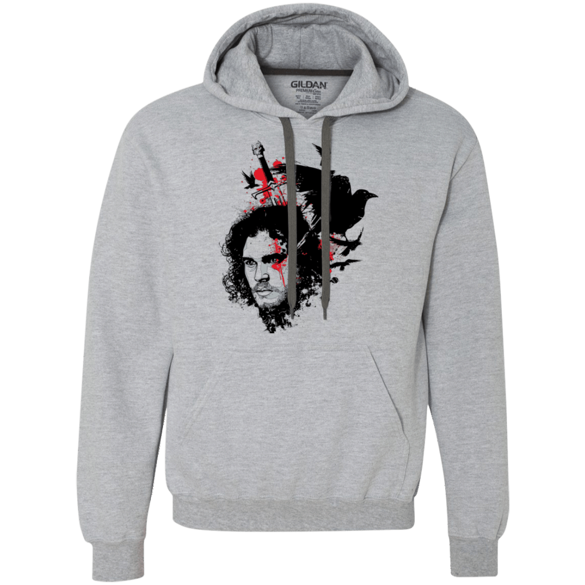 Sweatshirts Sport Grey / Small KING IN THE NORTH Premium Fleece Hoodie