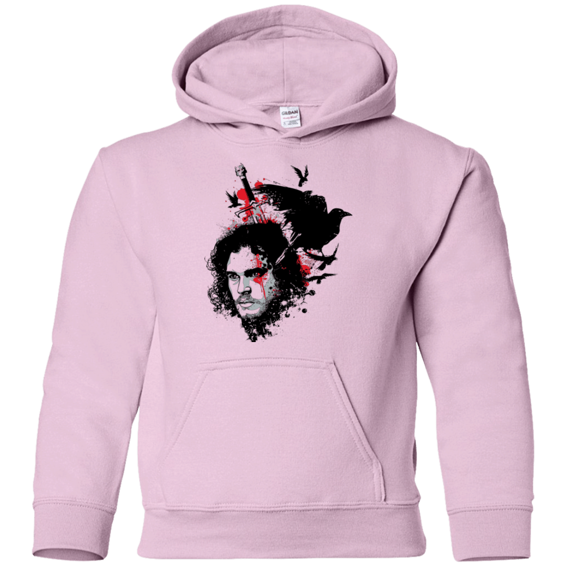 Sweatshirts Light Pink / YS KING IN THE NORTH Youth Hoodie