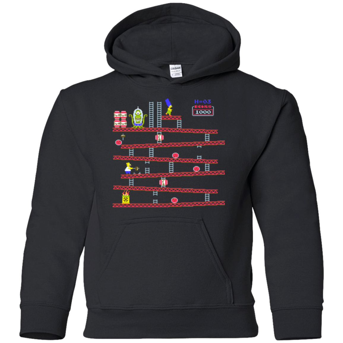 Sweatshirts Black / YS King Kang Youth Hoodie