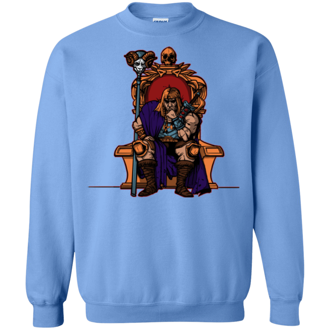 Sweatshirts Carolina Blue / S King Of Eternia Crewneck Sweatshirt
