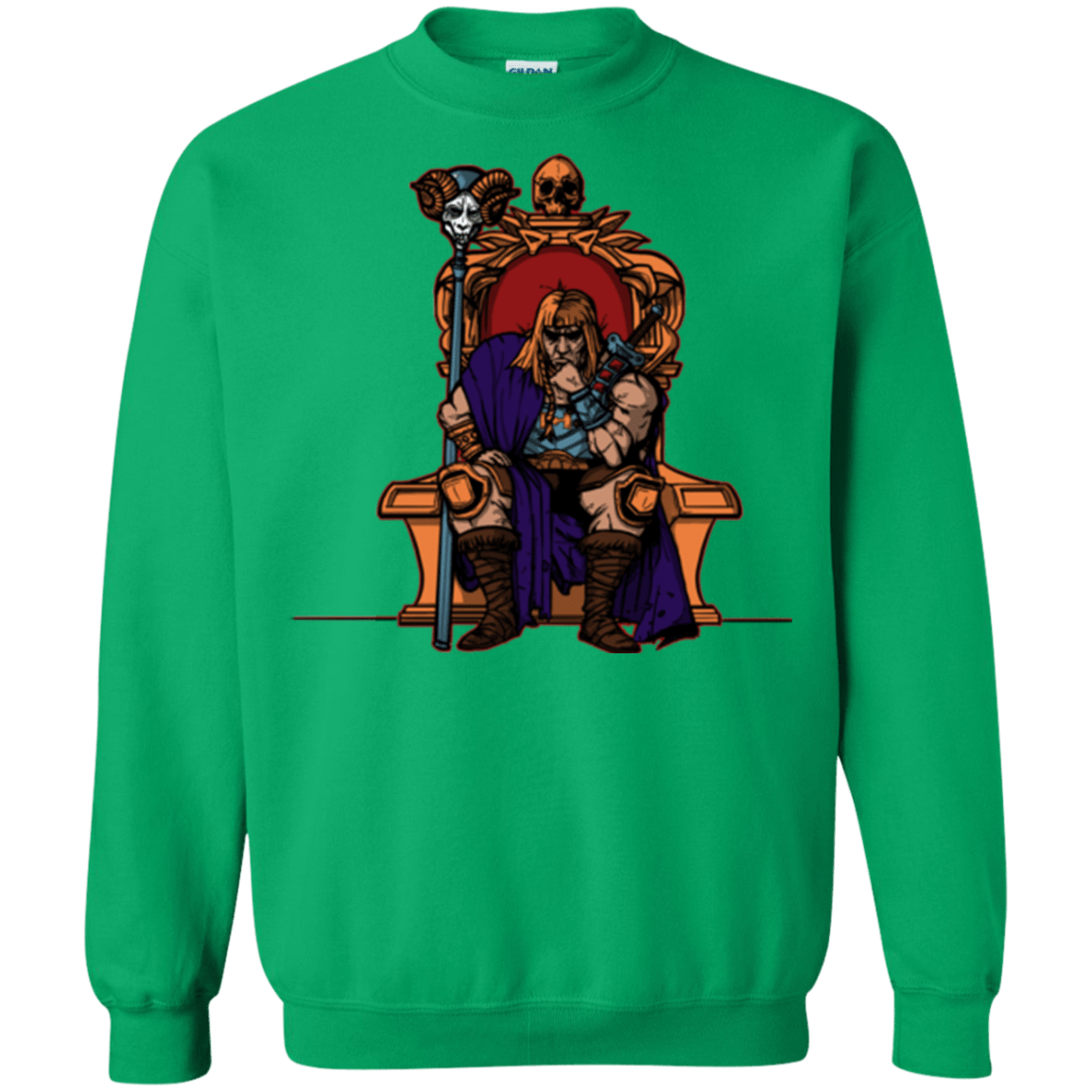 Sweatshirts Irish Green / S King Of Eternia Crewneck Sweatshirt