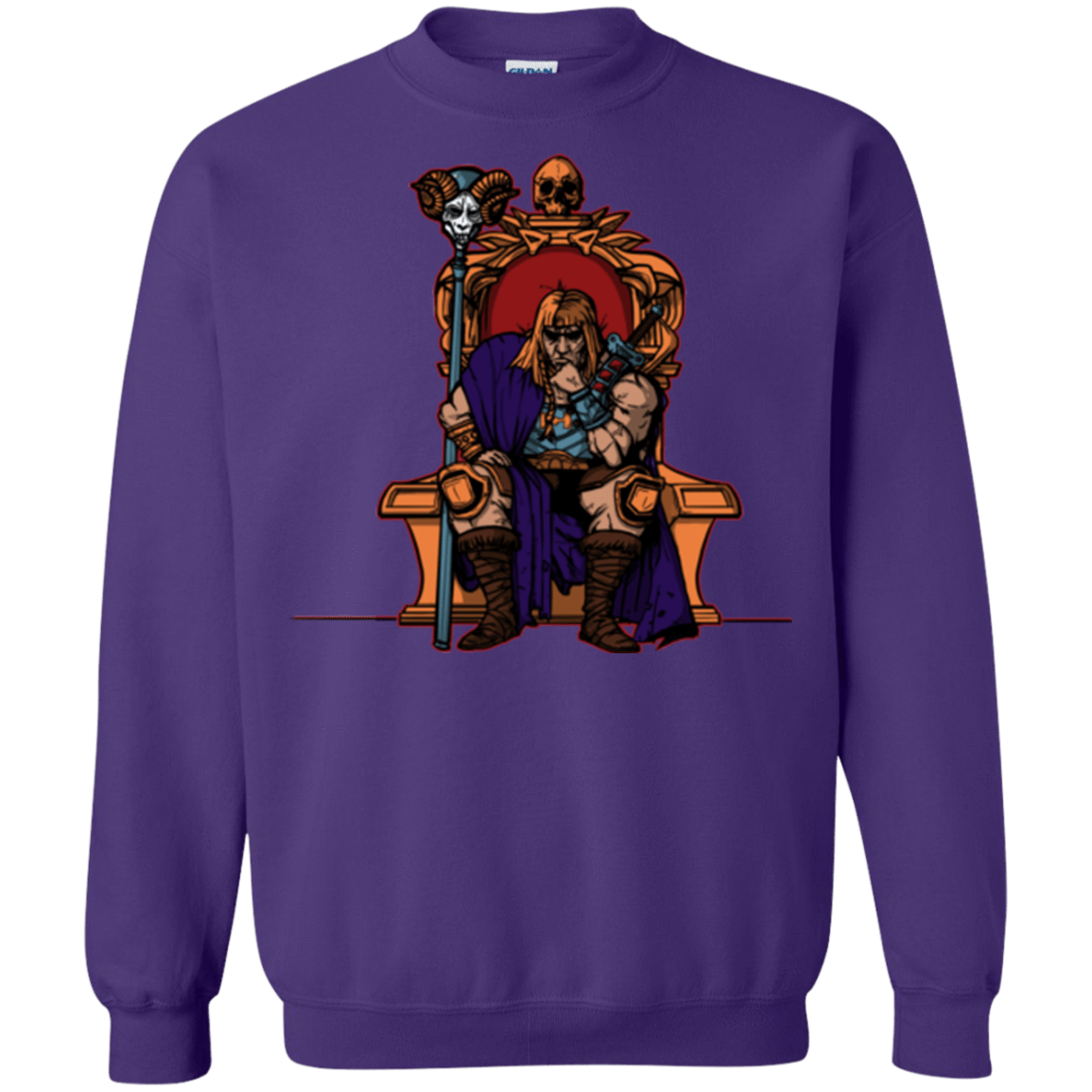 Sweatshirts Purple / S King Of Eternia Crewneck Sweatshirt