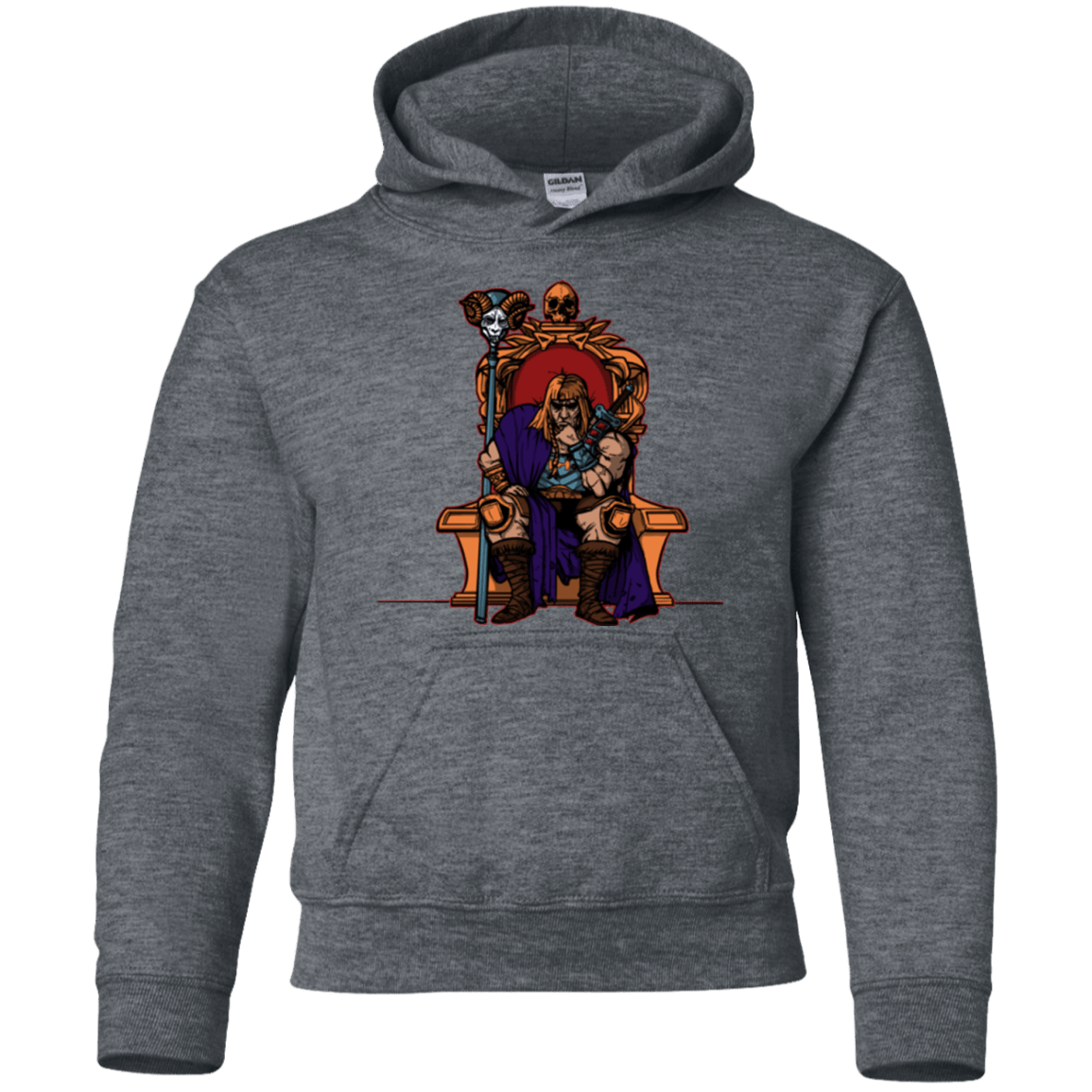 Sweatshirts Dark Heather / YS King Of Eternia Youth Hoodie