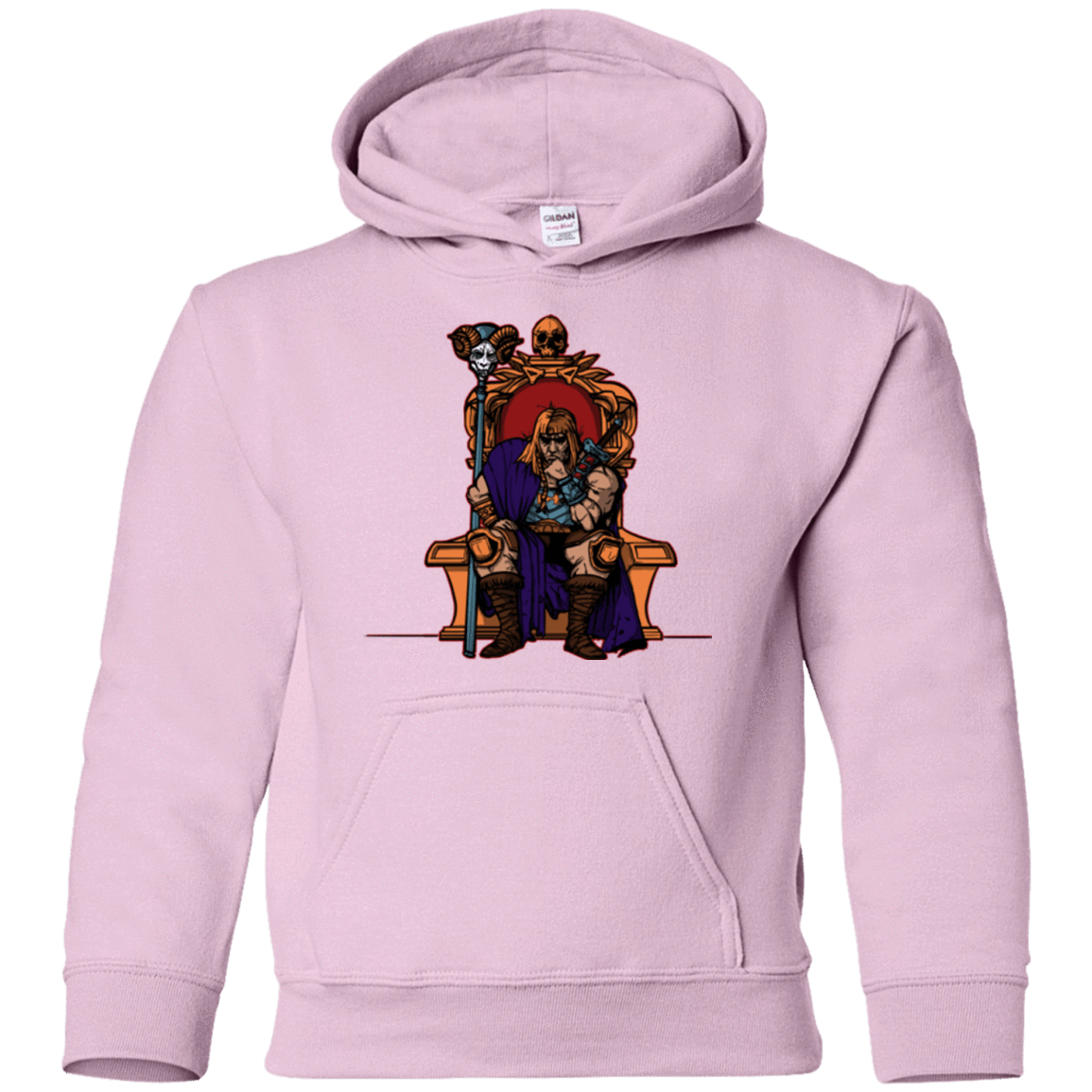 Sweatshirts Light Pink / YS King Of Eternia Youth Hoodie