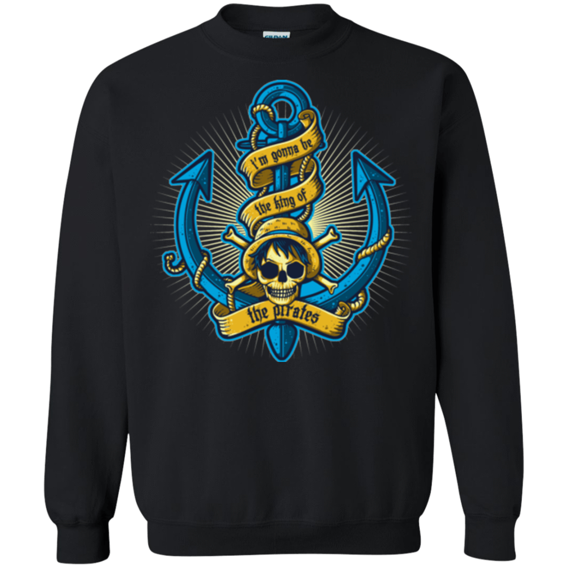 Sweatshirts Black / Small KING OF PIRATES Crewneck Sweatshirt
