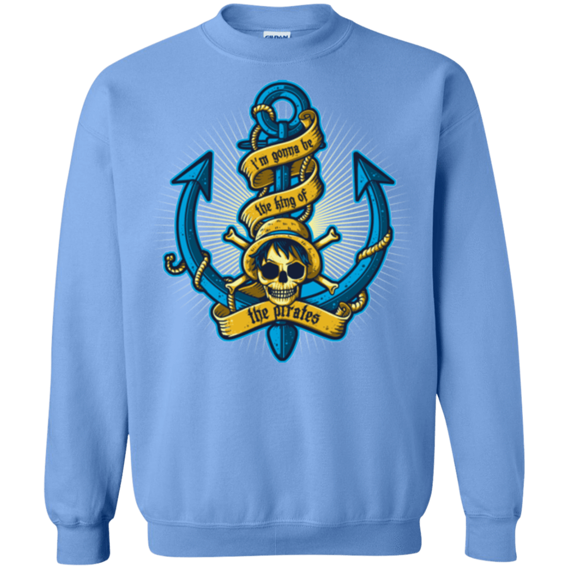 Sweatshirts Carolina Blue / Small KING OF PIRATES Crewneck Sweatshirt