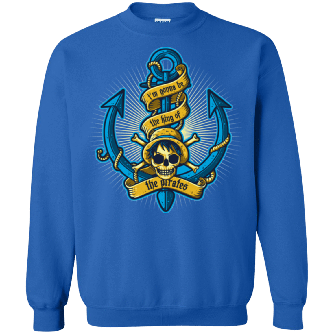 Sweatshirts Royal / Small KING OF PIRATES Crewneck Sweatshirt