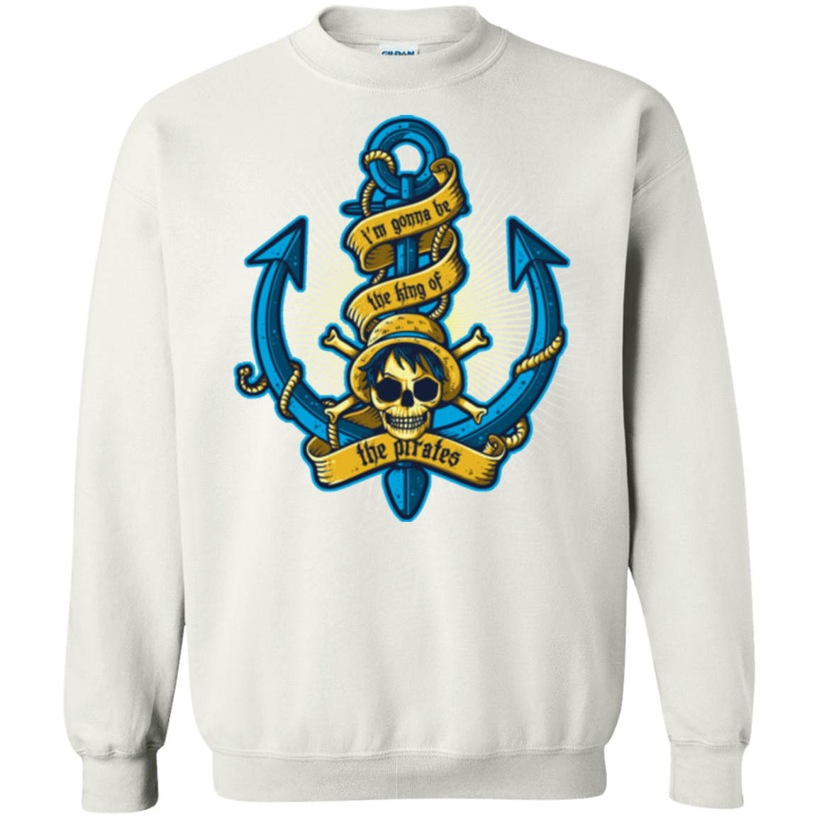 Sweatshirts White / Small KING OF PIRATES Crewneck Sweatshirt