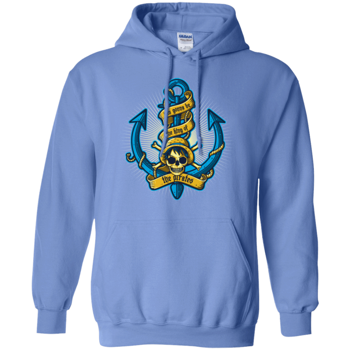 Sweatshirts Carolina Blue / Small KING OF PIRATES Pullover Hoodie