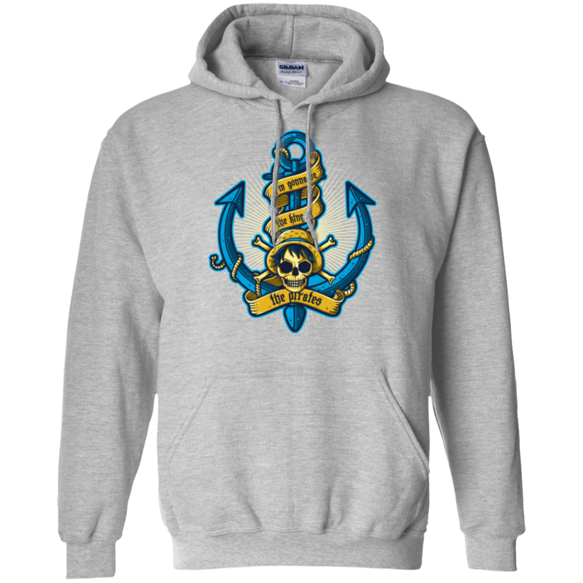 Sweatshirts Sport Grey / Small KING OF PIRATES Pullover Hoodie