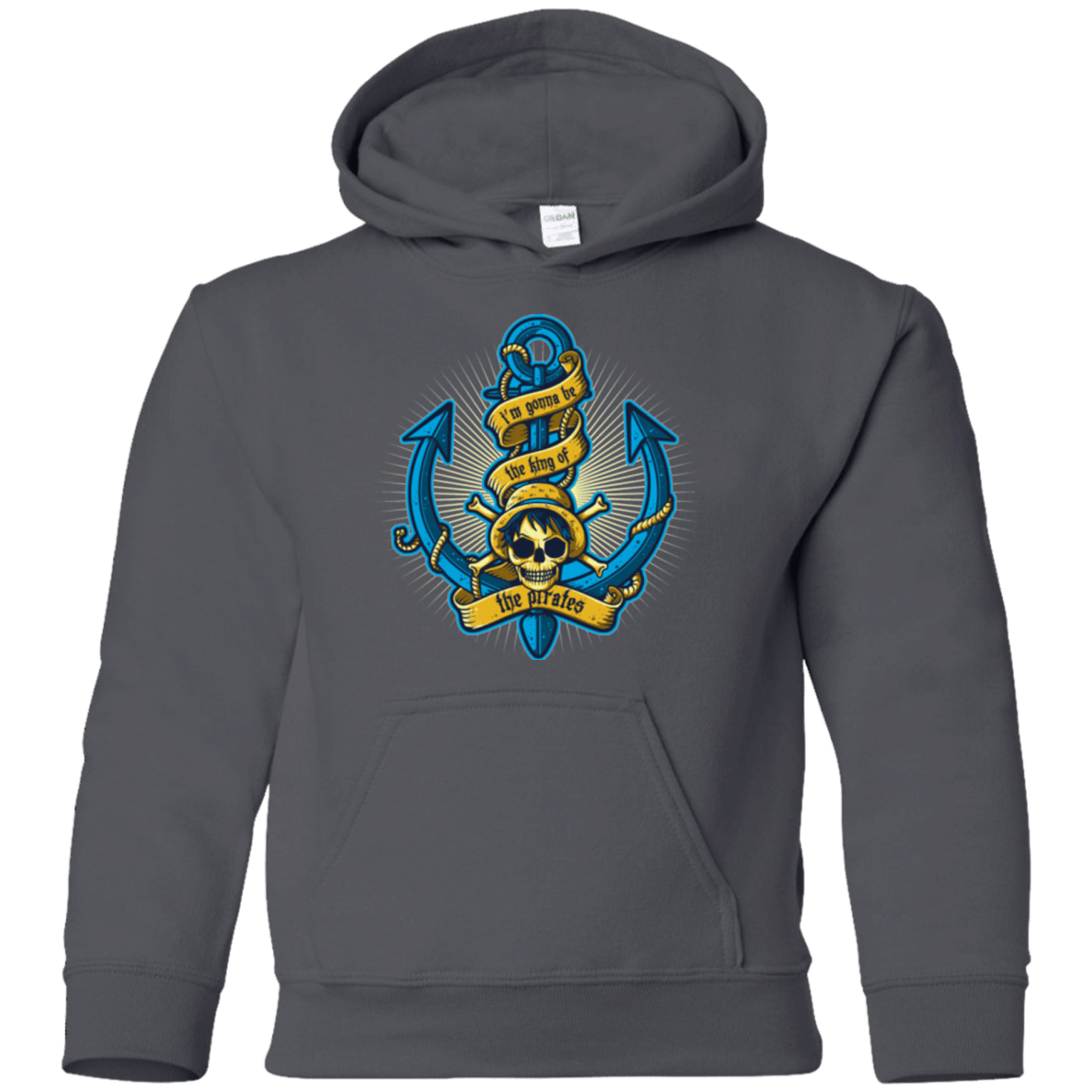 Sweatshirts Charcoal / YS KING OF PIRATES Youth Hoodie
