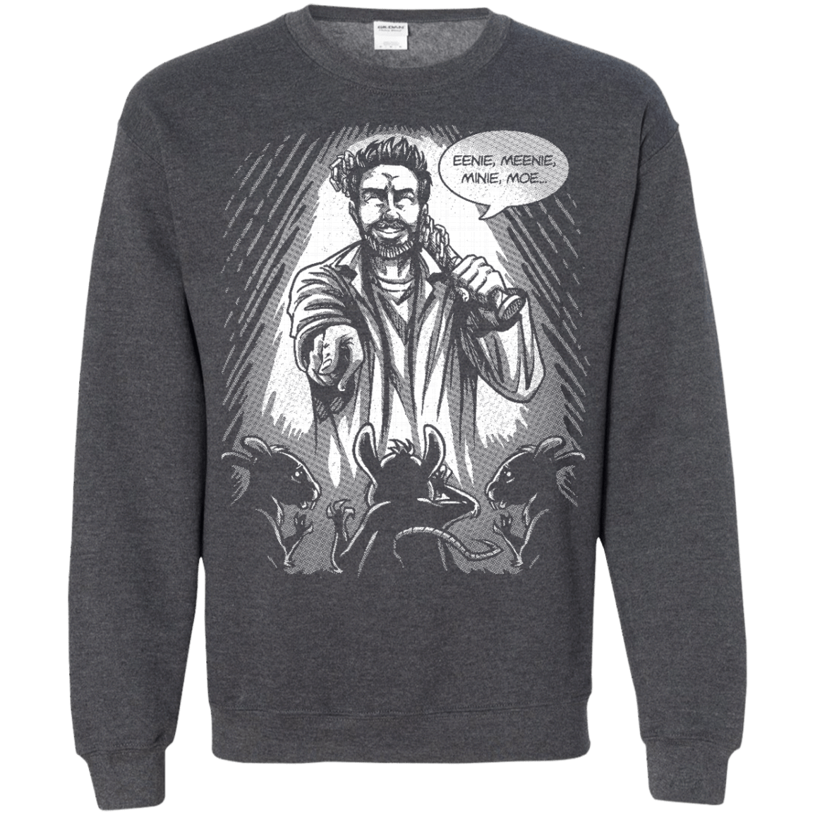 Sweatshirts Dark Heather / Small King of the Rats Crewneck Sweatshirt