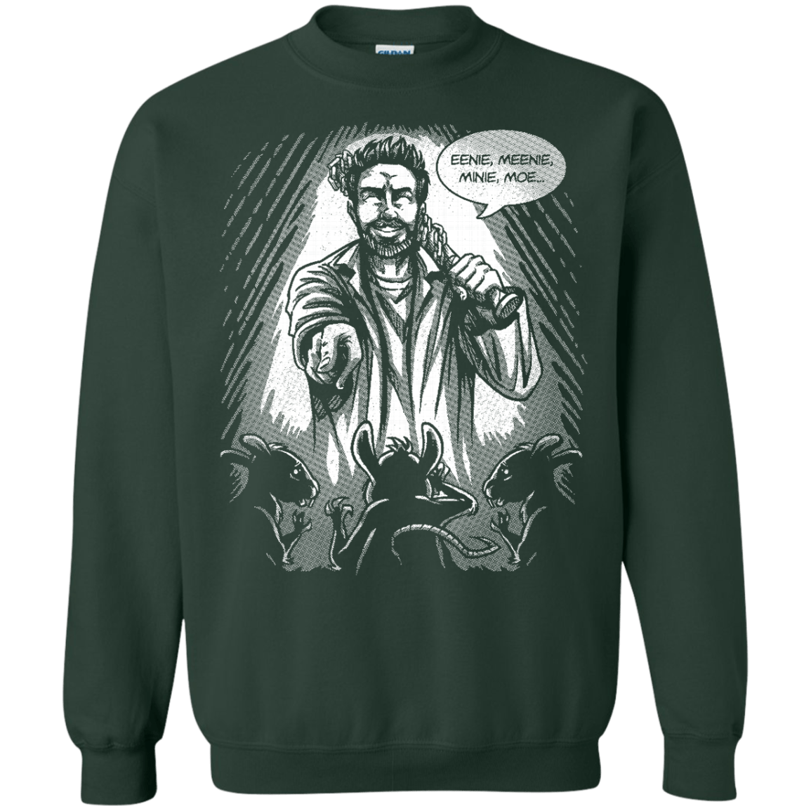 Sweatshirts Forest Green / Small King of the Rats Crewneck Sweatshirt