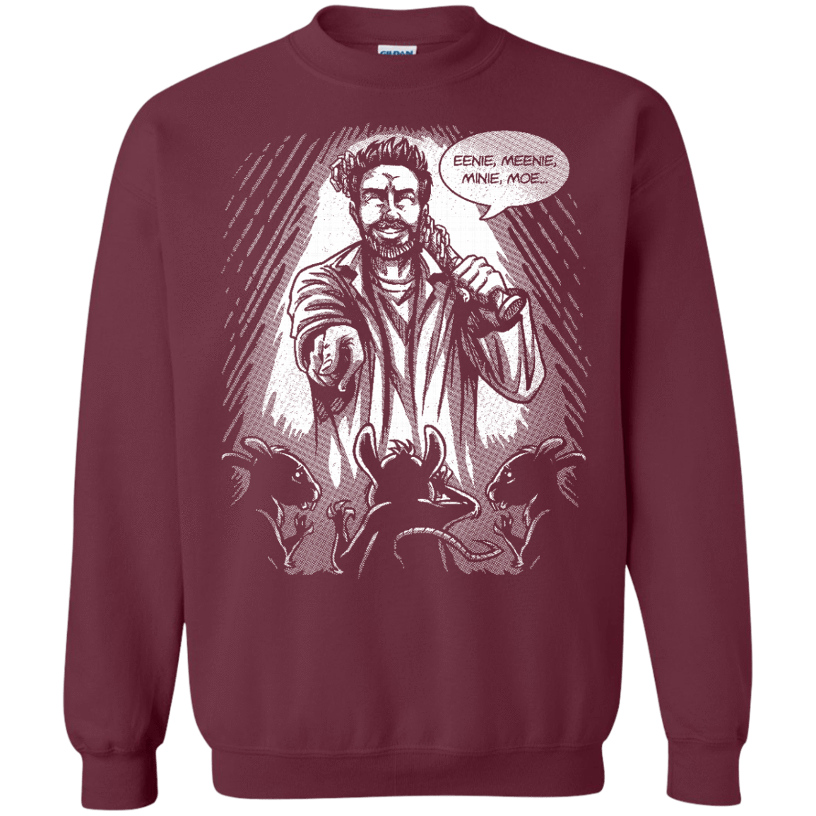 Sweatshirts Maroon / Small King of the Rats Crewneck Sweatshirt