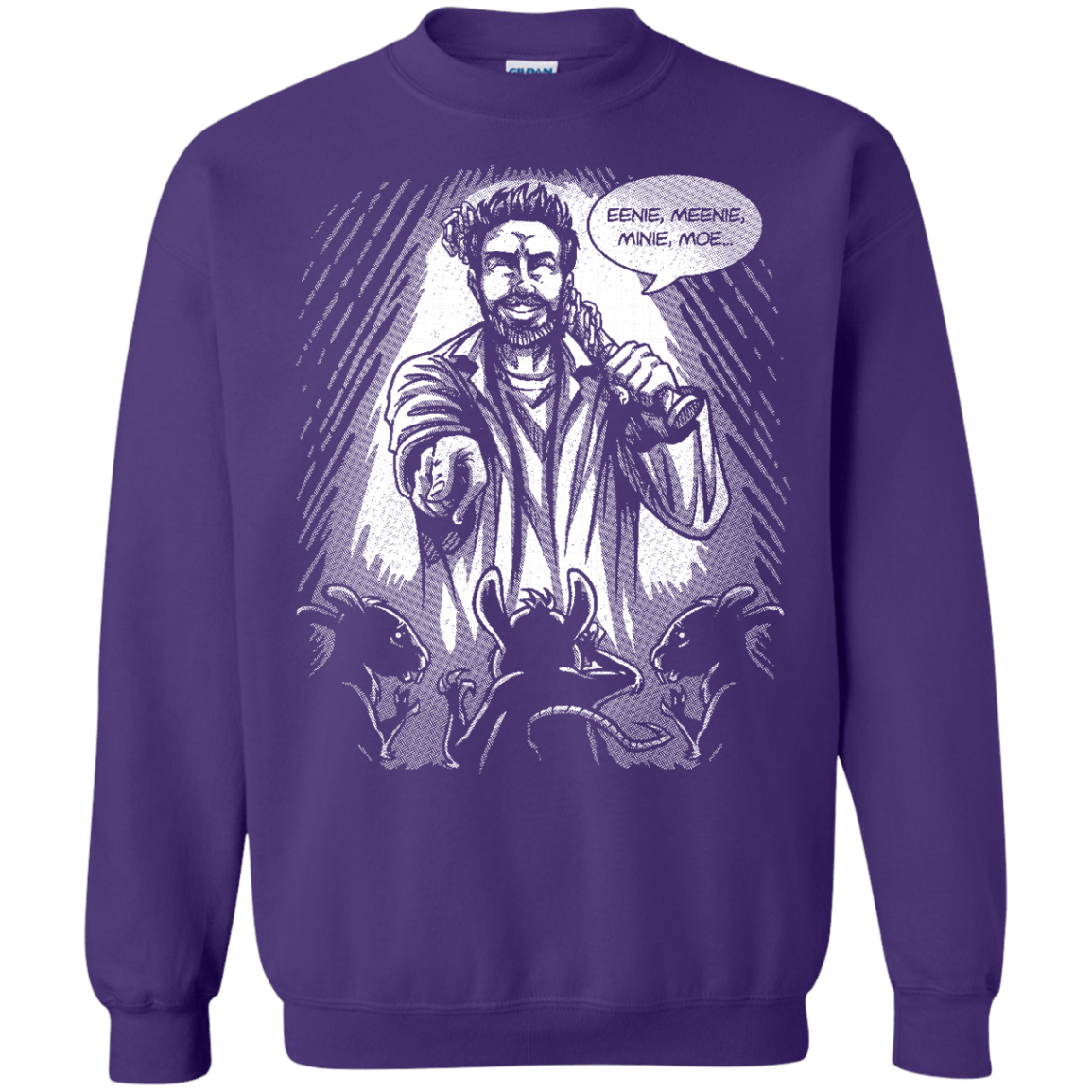 Sweatshirts Purple / Small King of the Rats Crewneck Sweatshirt