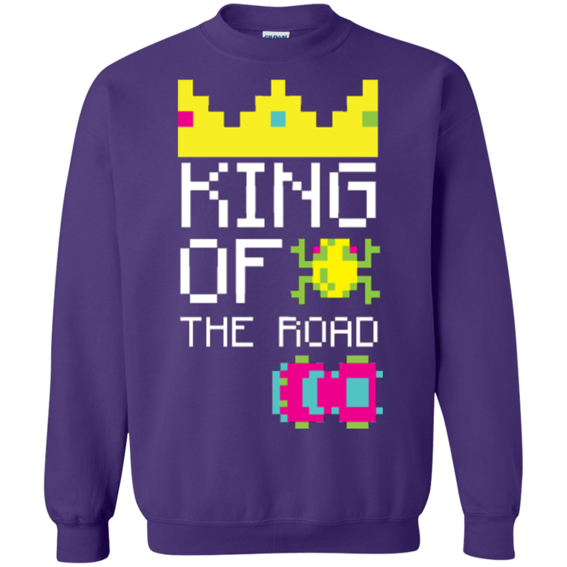 Sweatshirts Purple / Small King Of The Road Crewneck Sweatshirt