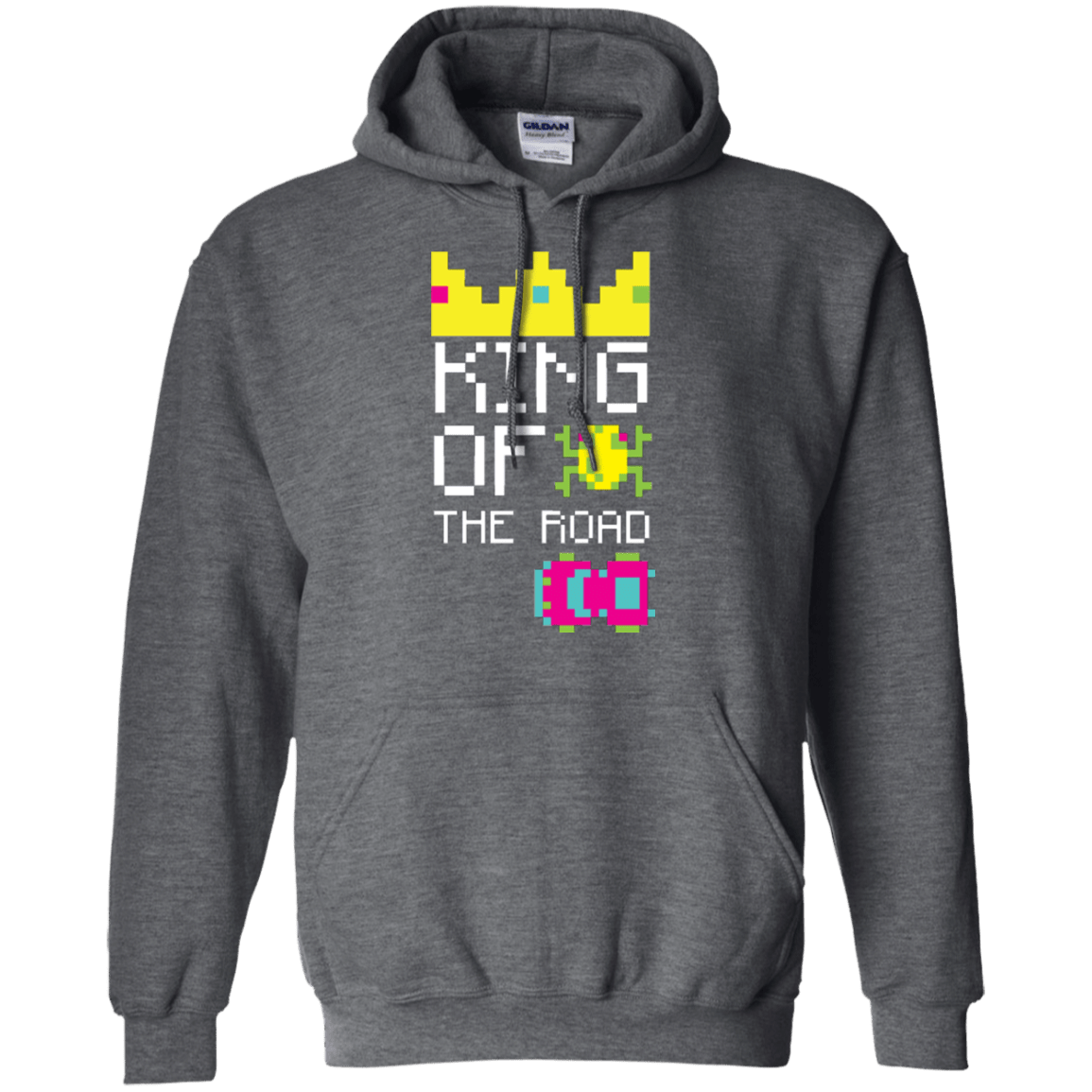 Sweatshirts Dark Heather / Small King Of The Road Pullover Hoodie