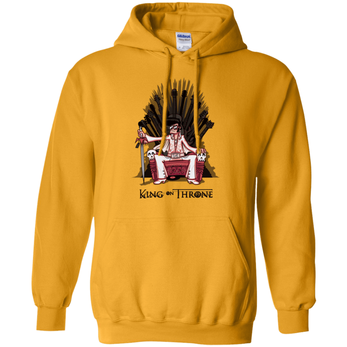 Sweatshirts Gold / Small King on Throne Pullover Hoodie