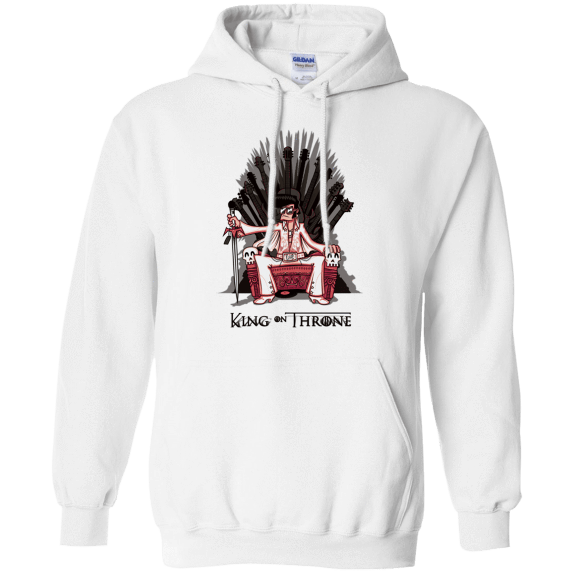 Sweatshirts White / Small King on Throne Pullover Hoodie