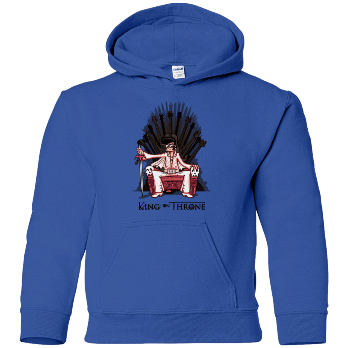 Sweatshirts Royal / YS King on Throne Youth Hoodie